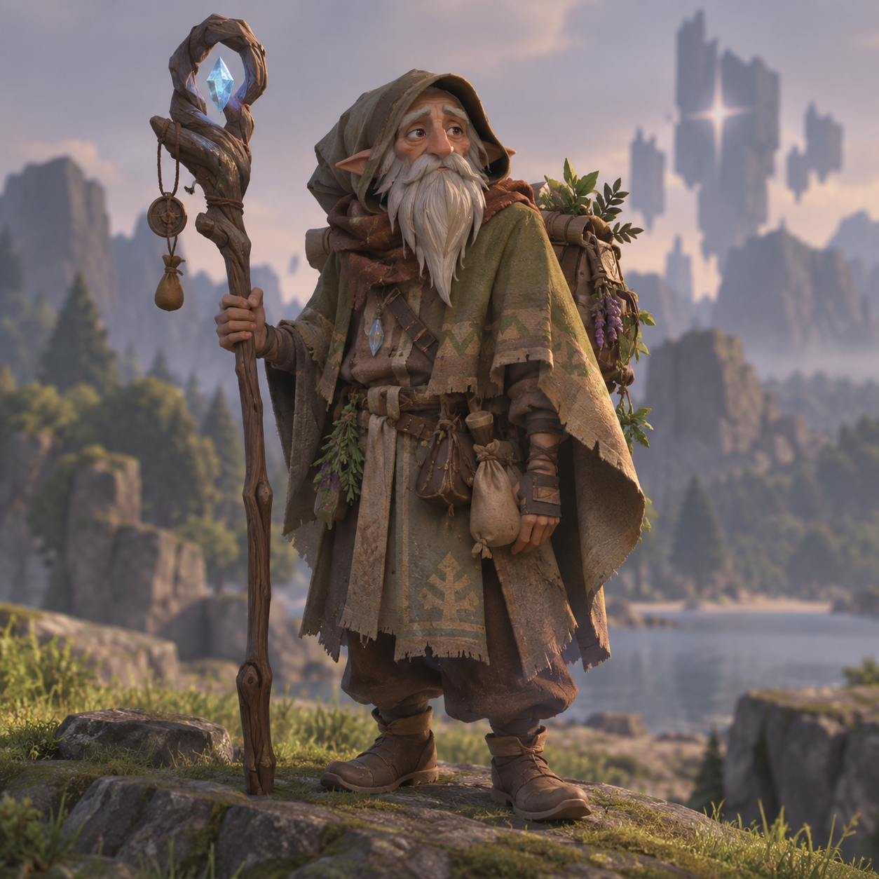Concept art du sage Maelor